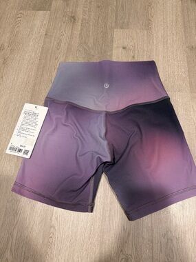 lululemon athletica Ombre Purple High-Rise Bike Shorts